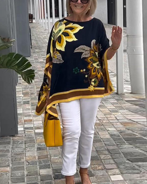 Bluzka Z Nadrukiem Casual