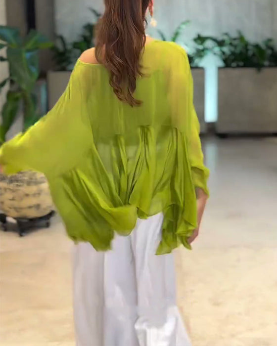 Bluzka O Eleganckim Jednolitym Stylu