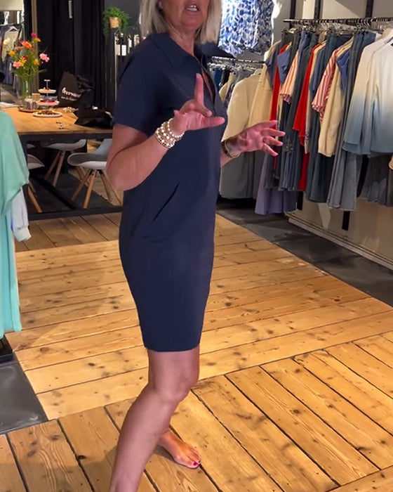 Sukienka Klapa Zamek błyskawiczny