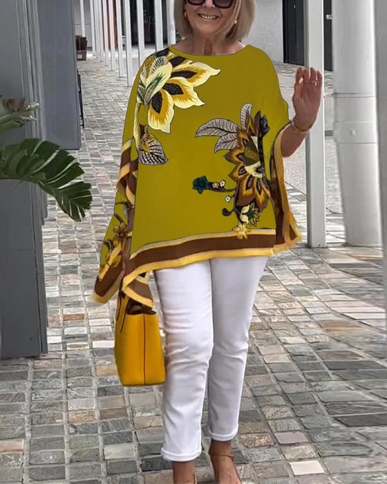 Bluzka Z Nadrukiem Casual