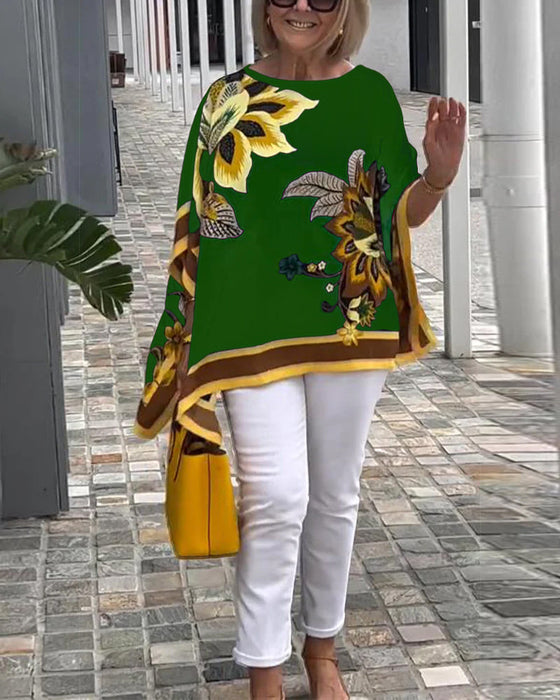 Bluzka Z Nadrukiem Casual