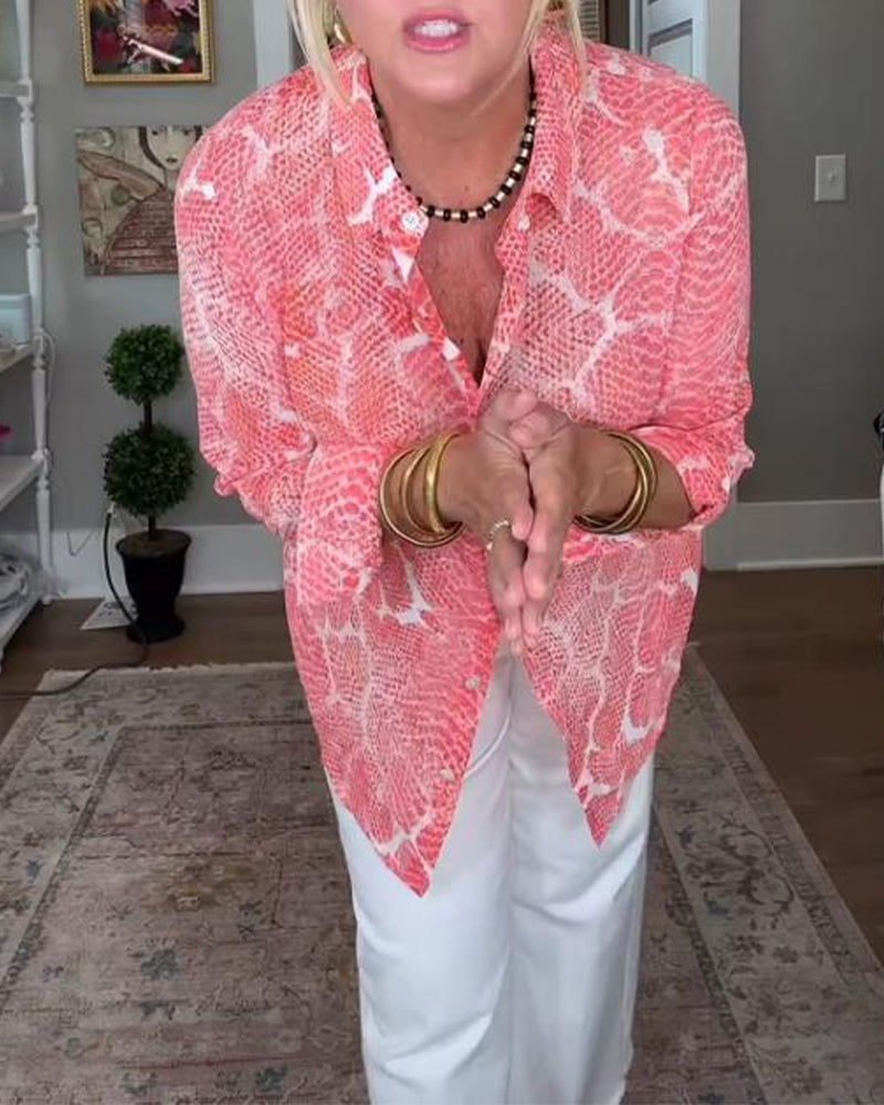 Bluzka Z Przyciskową I Teksturowaną Cechami