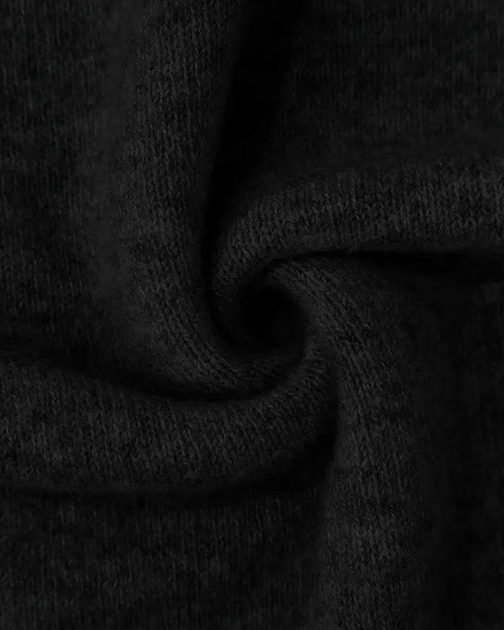 Sweter Wysoki Kołnierz Wzór Kontrast