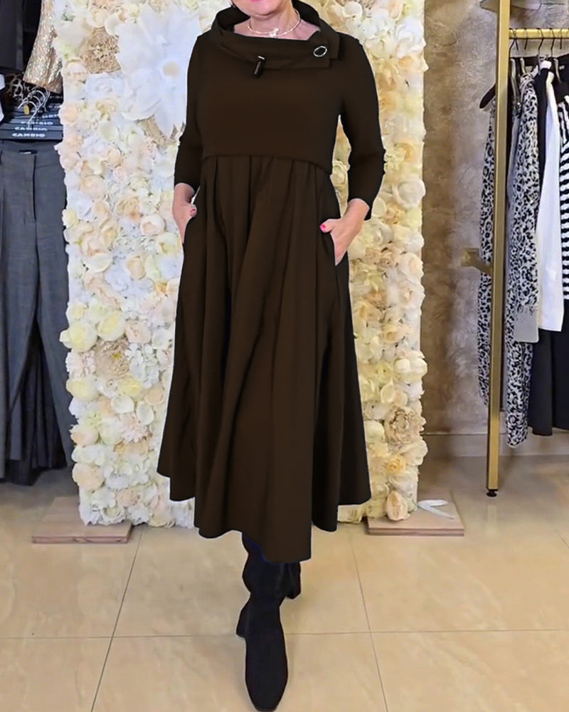 Sukienka Modna Street Jednokolorowa Krój A