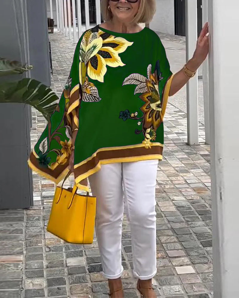 Bluzka Z Nadrukiem Casual