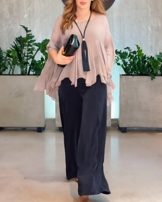 Bluzka O Eleganckim Jednolitym Stylu