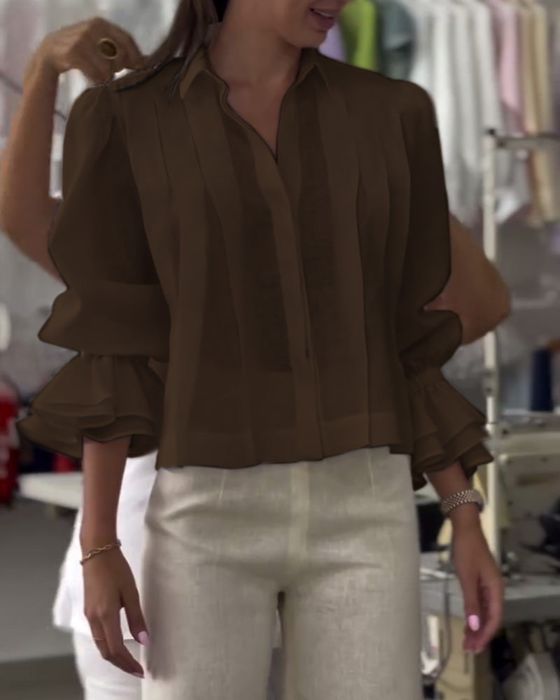 Koszula Buffy Rękaw Falbana