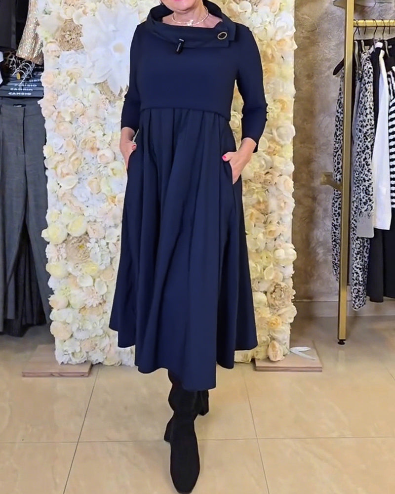 Sukienka Modna Street Jednokolorowa Krój A