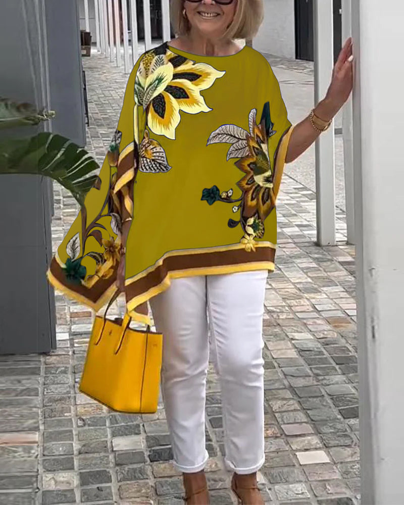 Bluzka Z Nadrukiem Casual