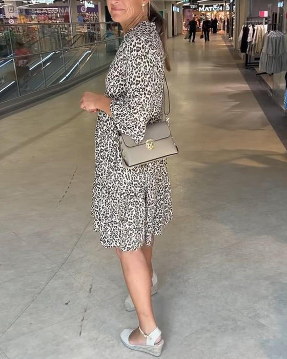 Suknia Print Leopard