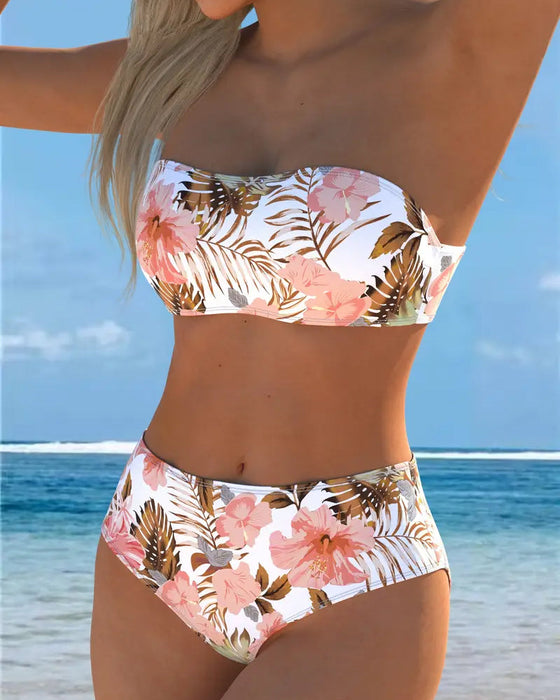 Bikini Bandeau Drukowane