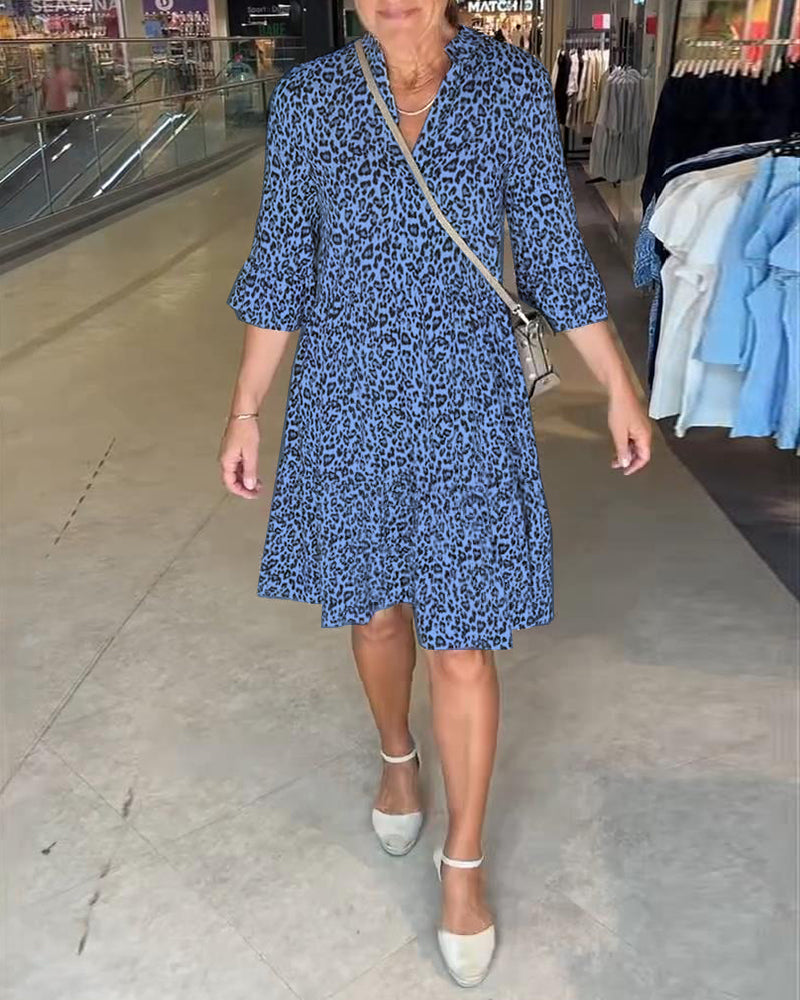 Suknia Print Leopard