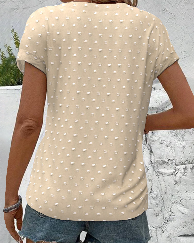 Bluzka Z Opadającymi Ramionami W Kolorze Niebieskim