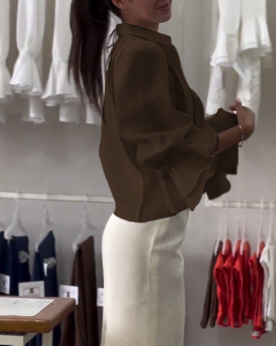 Koszula Buffy Rękaw Falbana