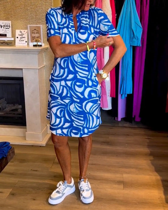 Sukienka z krótkim rękawem