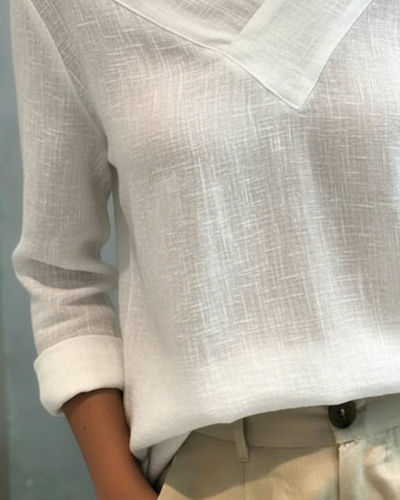 Top Stylowy Dekolt W Serek Off-The-Shoulder