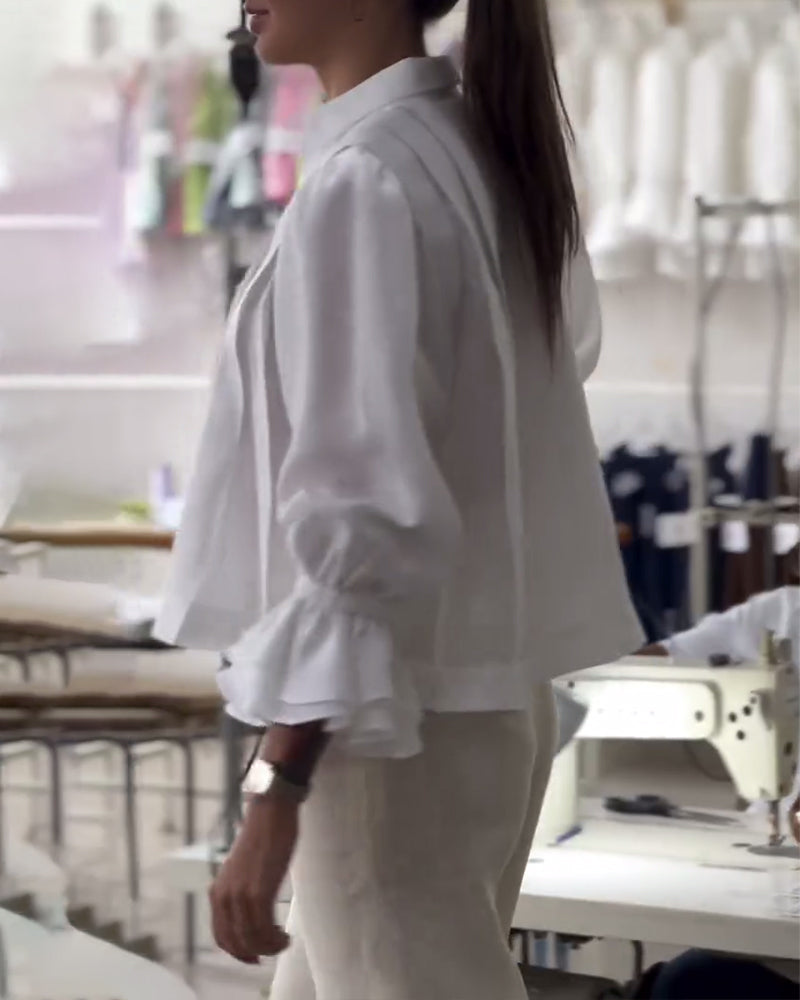 Koszula Buffy Rękaw Falbana