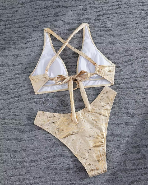 Bikini Metalowa Sprzączka Design