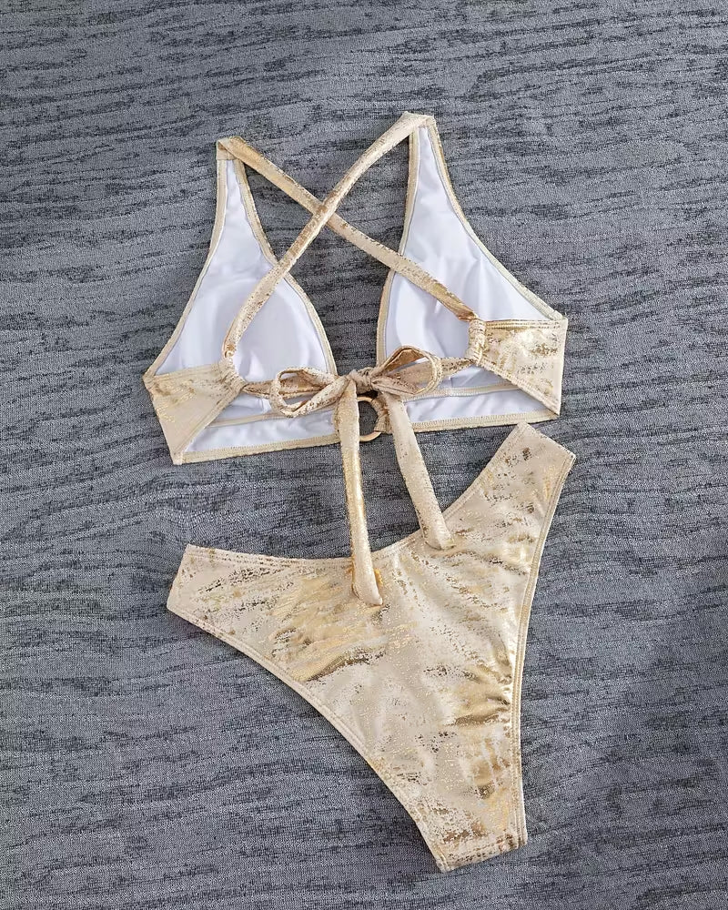 Bikini Metalowa Sprzączka Design