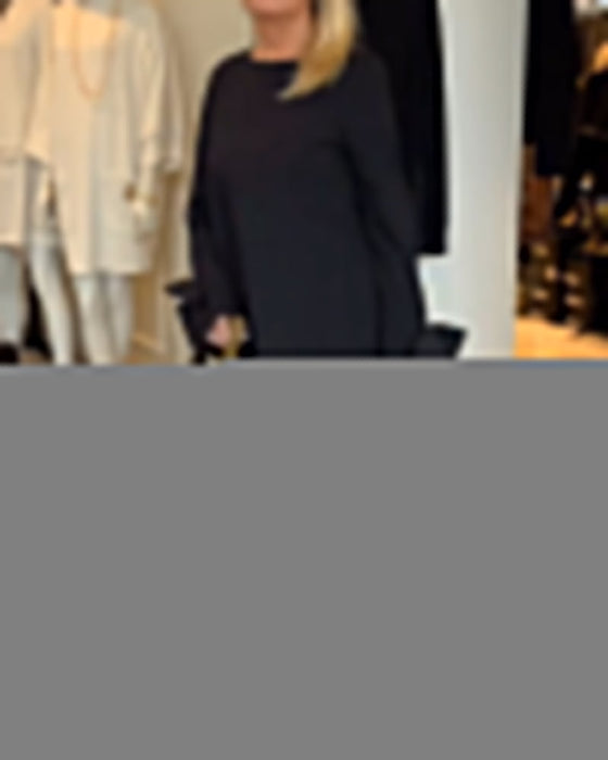 Sukienka Modna Okrągły Dekolt Kokarda Rękaw