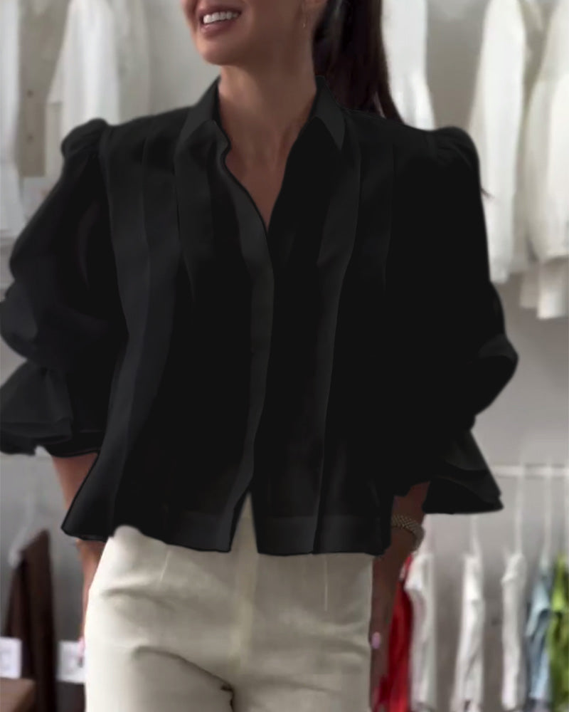 Koszula Buffy Rękaw Falbana