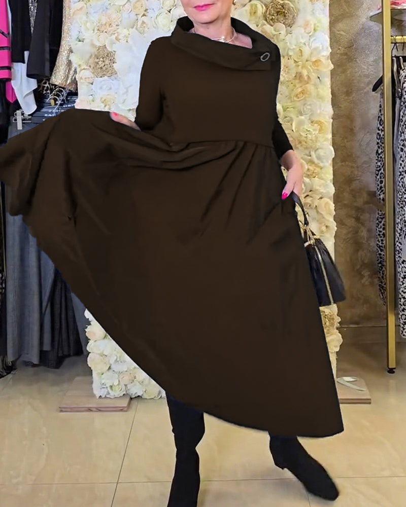 Sukienka Modna Street Jednokolorowa Krój A