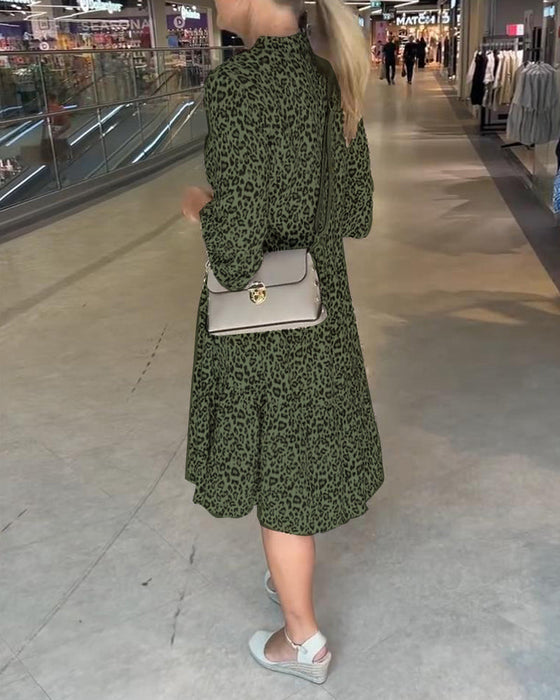 Suknia Print Leopard