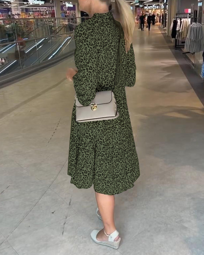 Suknia Print Leopard