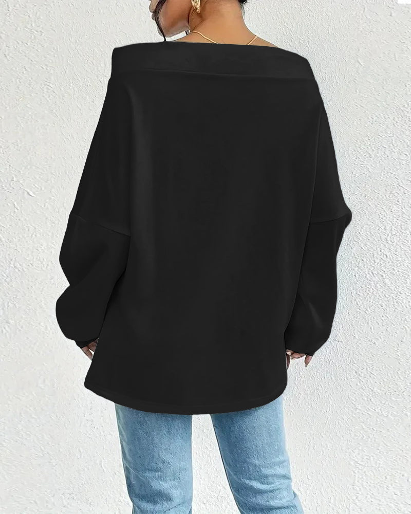 Bluza Moda Jednokolorowa