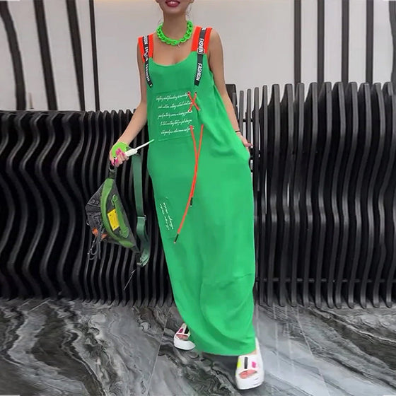 Sukienka Bez Rękawów Spersonalizowany Napis