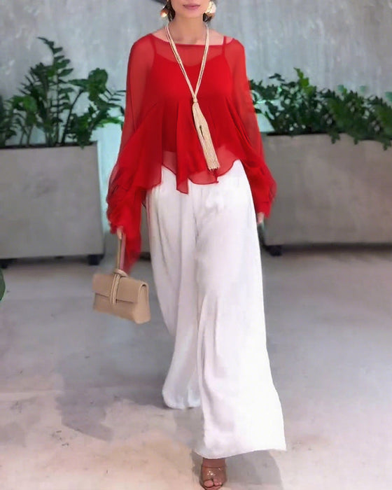 Bluzka O Eleganckim Jednolitym Stylu