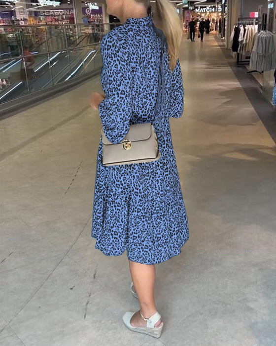 Suknia Print Leopard