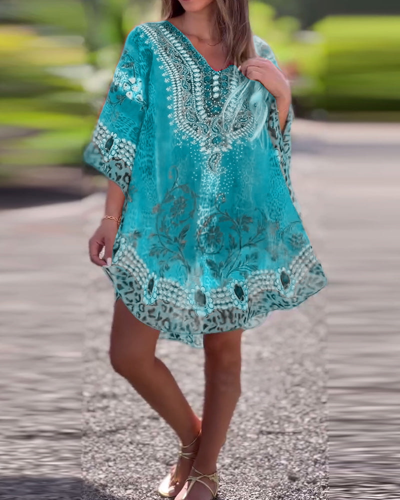 Bluzka W Etniczny Wzór