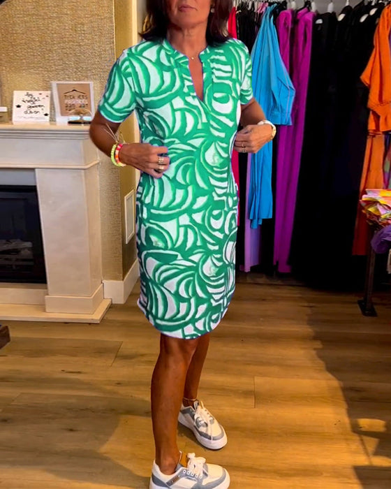 Sukienka z krótkim rękawem