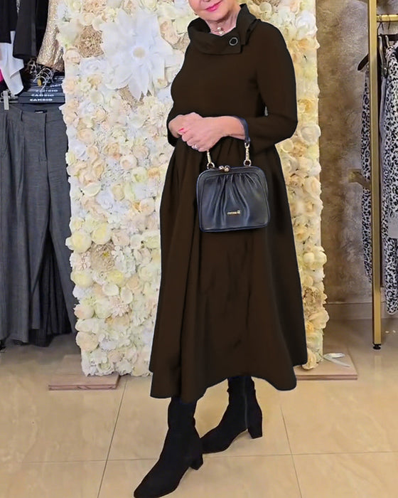 Sukienka Modna Street Jednokolorowa Krój A