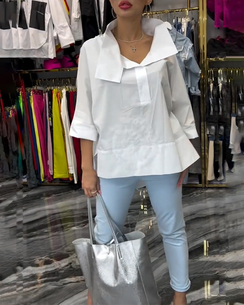 Koronkowa bluzka w patchworkowe kwiaty