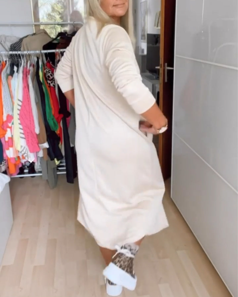 Sukienka z okrągłym dekoltem