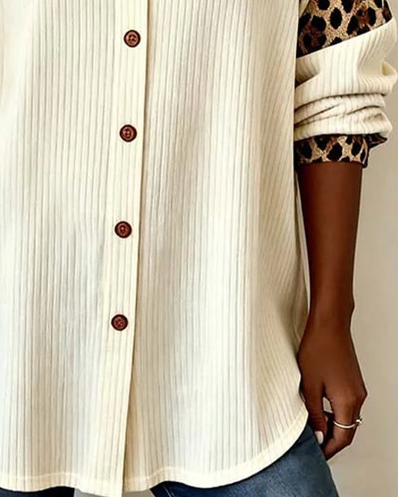 Luźna Długorękawowa Sukienka W Jednolitym Kolorze