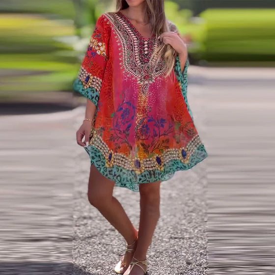 Bluzka W Etniczny Wzór