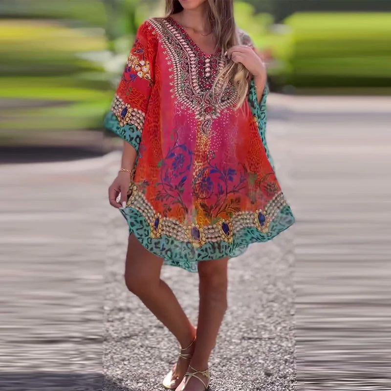 Bluzka W Etniczny Wzór