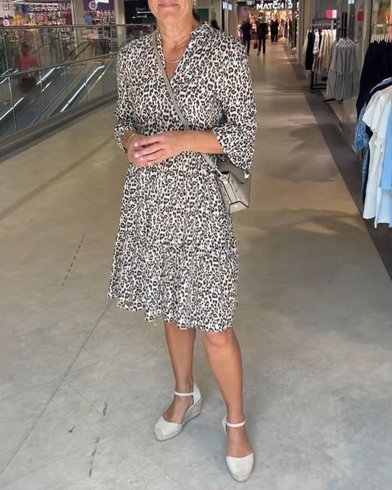 Suknia Print Leopard