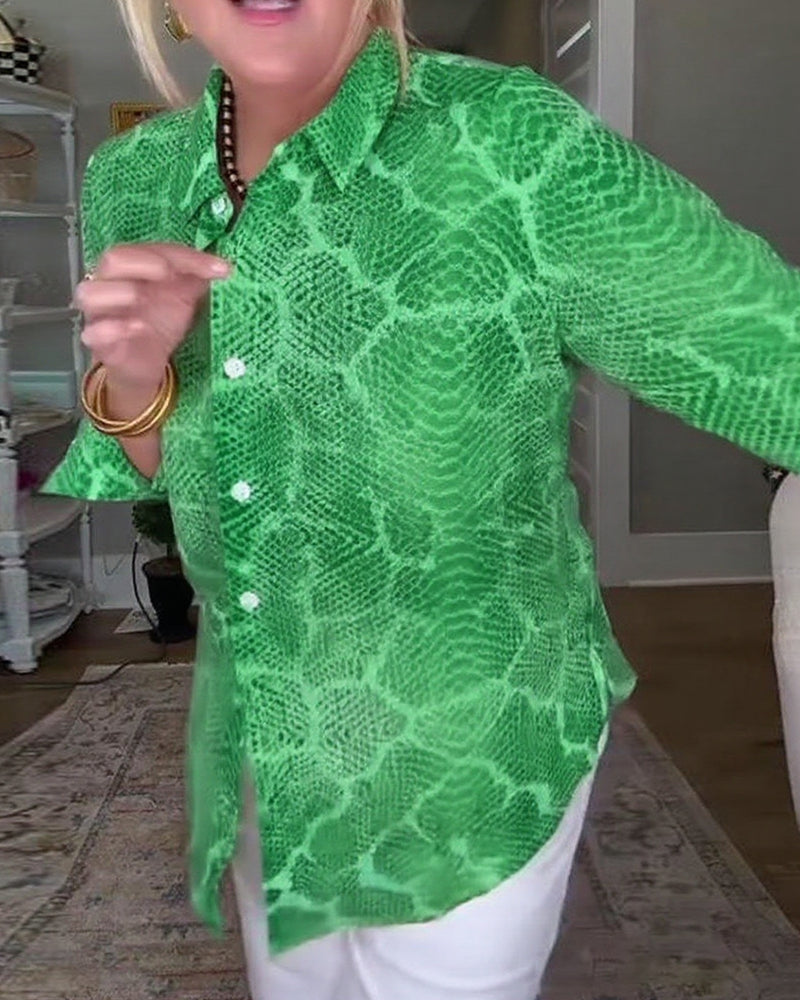 Bluzka Z Przyciskową I Teksturowaną Cechami