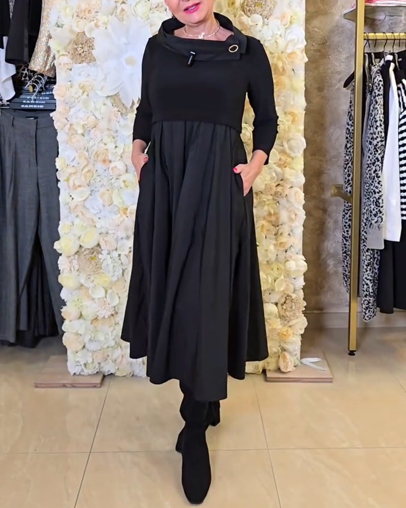 Sukienka Modna Street Jednokolorowa Krój A