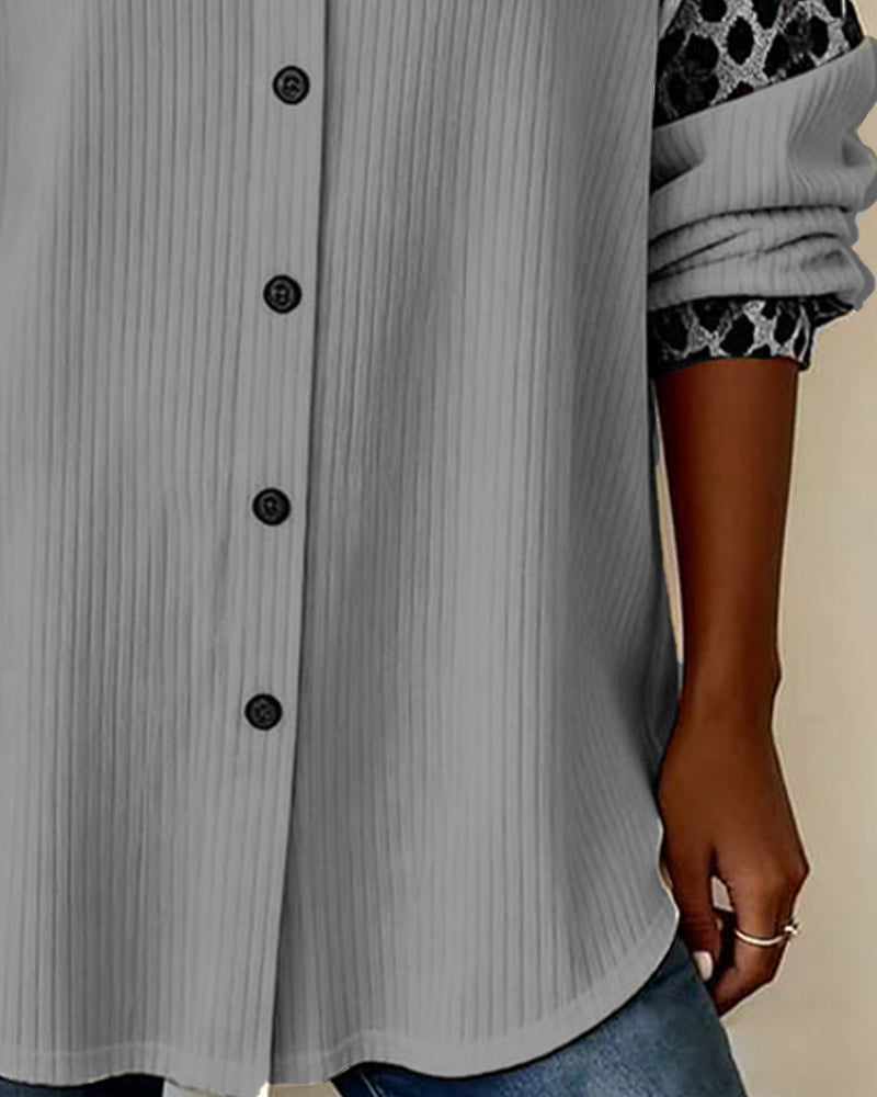 Luźna Długorękawowa Sukienka W Jednolitym Kolorze