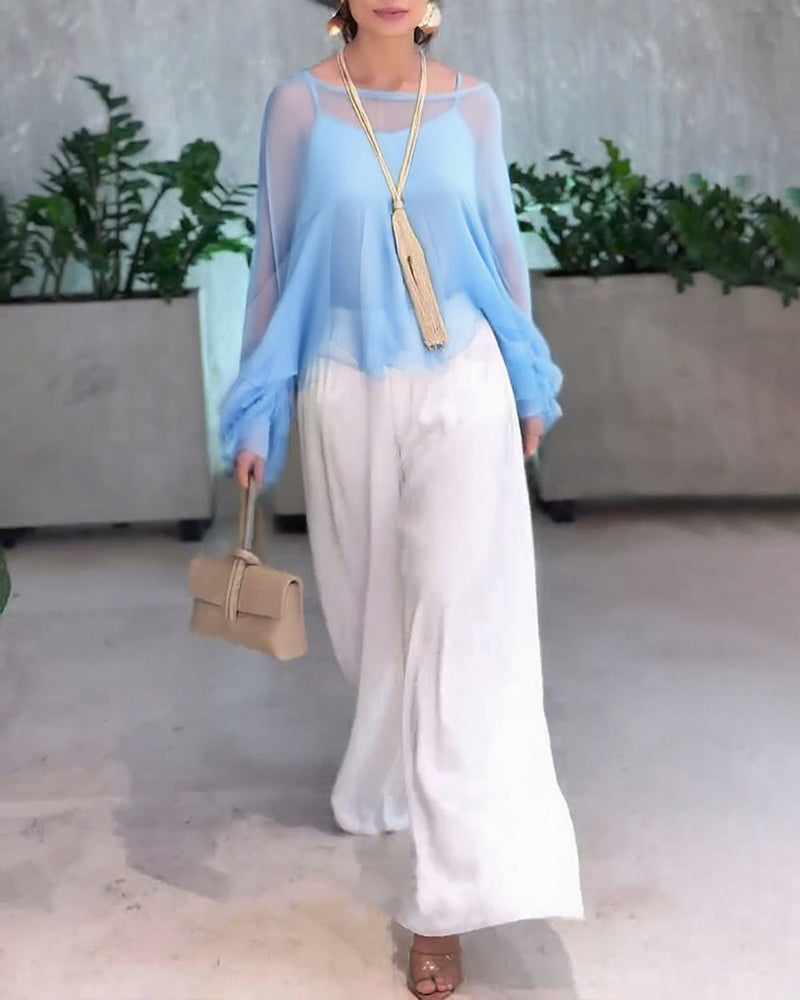 Bluzka O Eleganckim Jednolitym Stylu