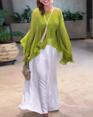 Bluzka O Eleganckim Jednolitym Stylu