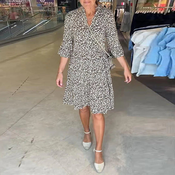 Suknia Print Leopard