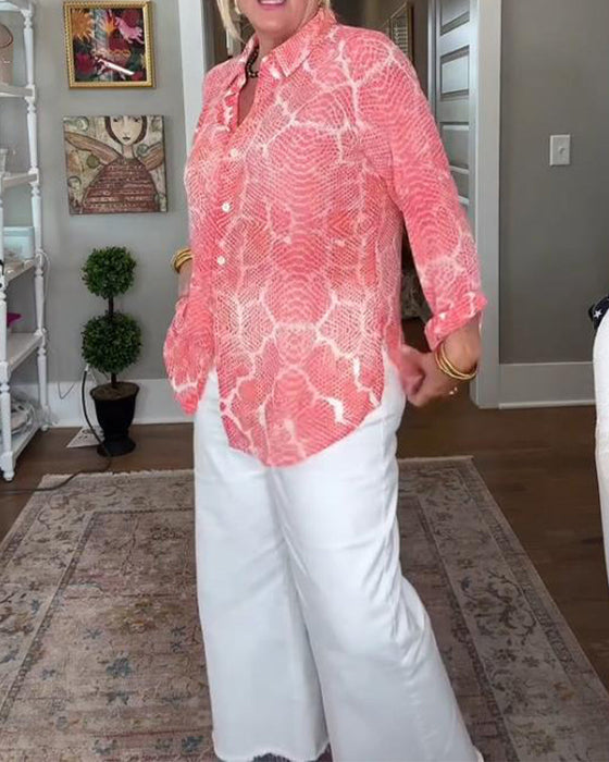 Bluzka Z Przyciskową I Teksturowaną Cechami