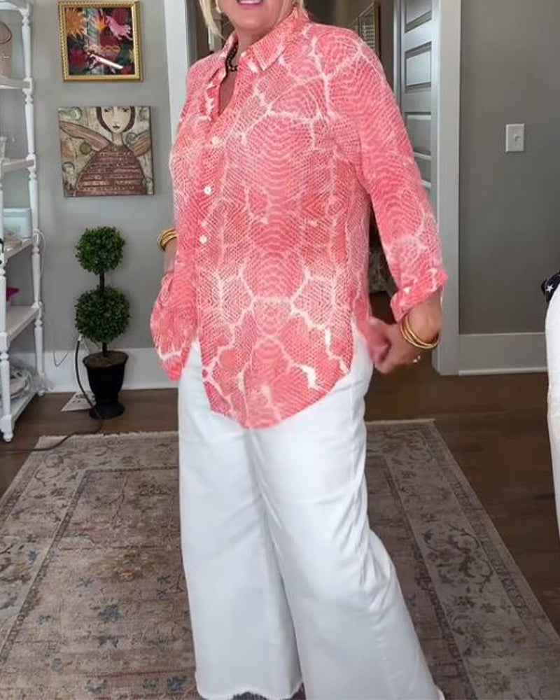 Bluzka Z Przyciskową I Teksturowaną Cechami