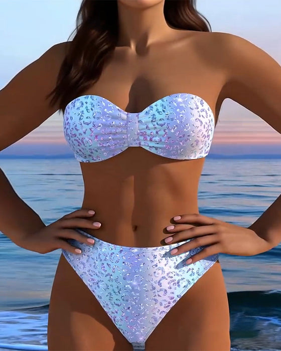Bikini W Panterkę Bandeau